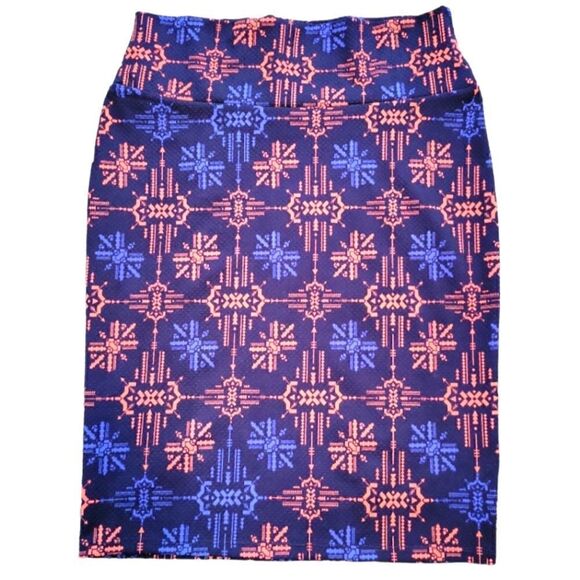 EC LULAROE "CASSIE" HIGH WAISTED PENCIL SKIRT SZ.L - Picture 1 of 4